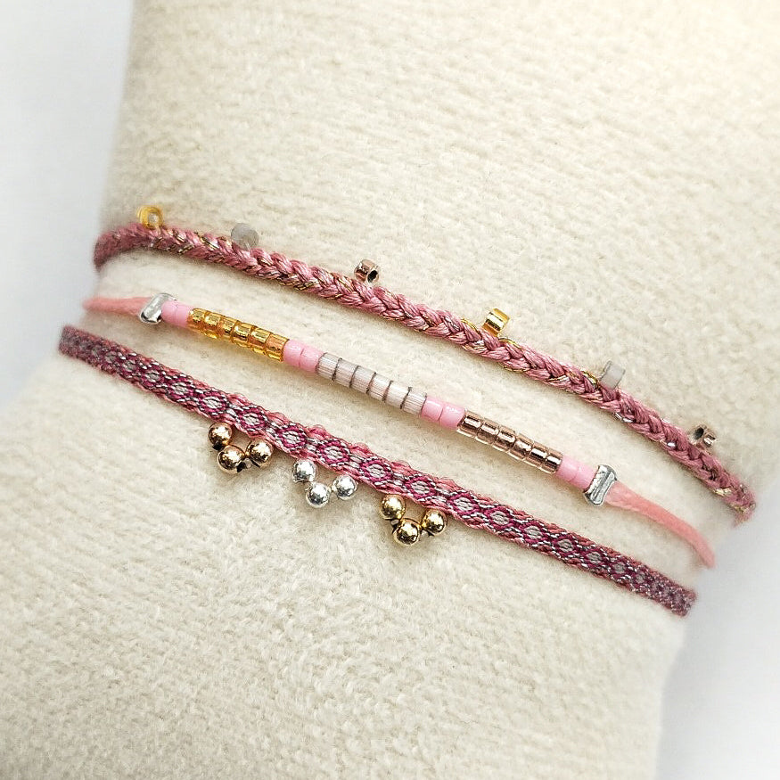 Pulsera Triple Petunia